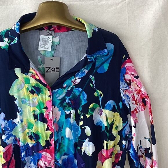 Zoe NWT long sleeve XL woman’s top tunic - Picture 3 of 11